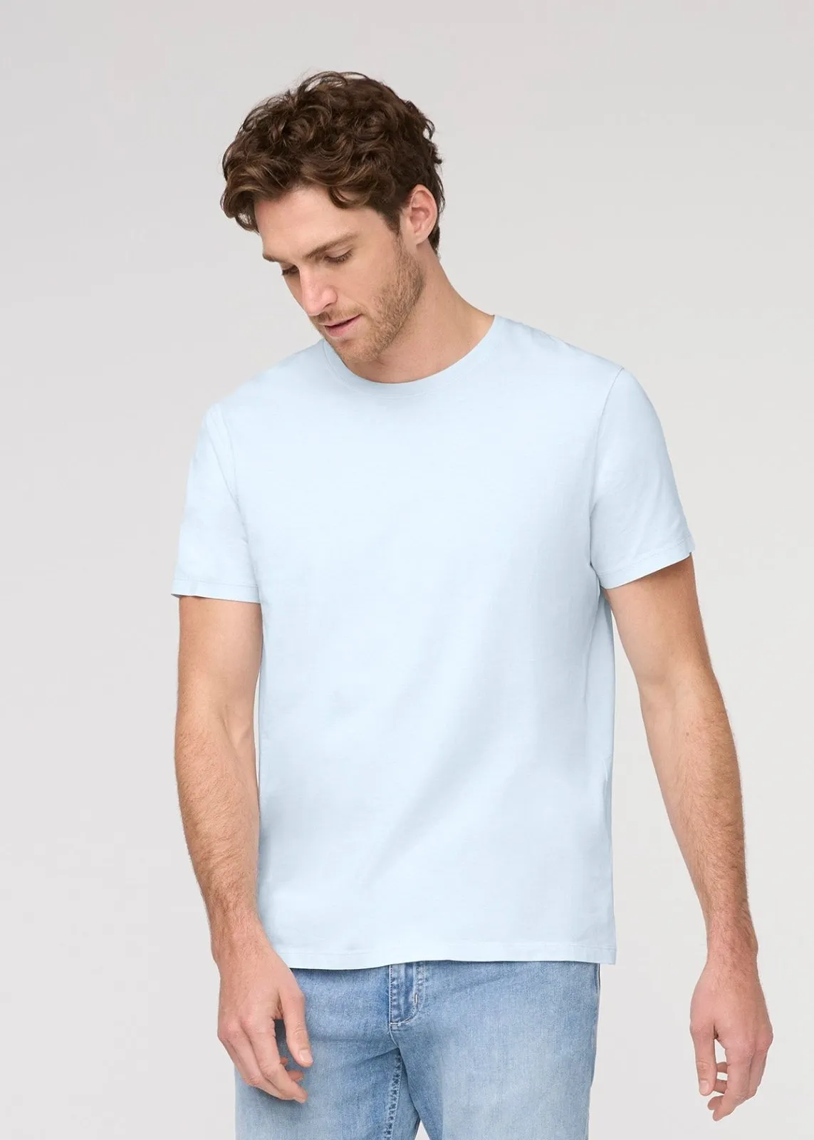 PurePima Only Tee - Haze Blue sold by DUER