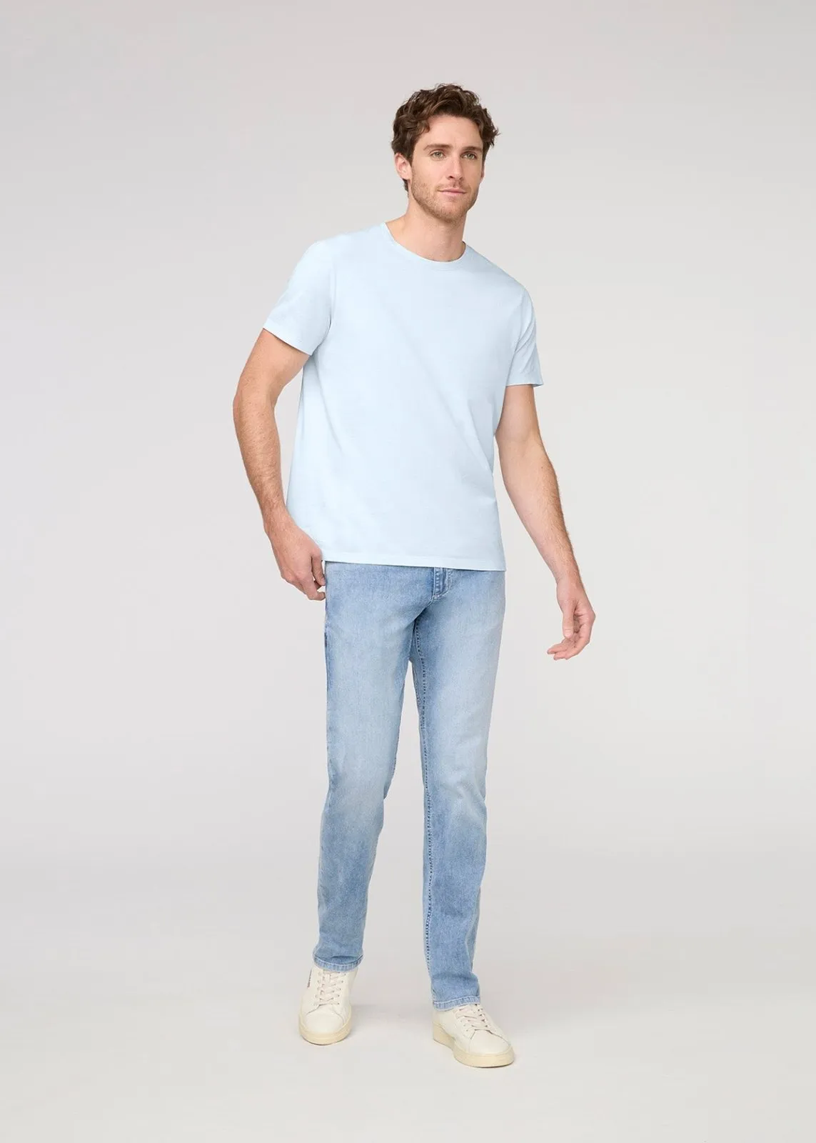 PurePima Only Tee - Haze Blue sold by DUER product image thumbnail 2