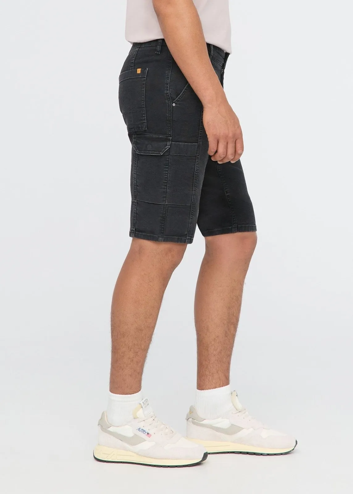 Stretch Canvas Cargo Short - Black sold by DUER product image thumbnail 3