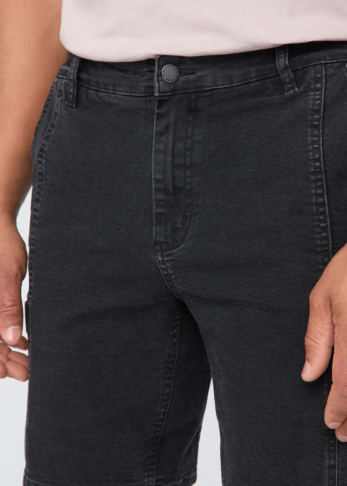 Stretch Canvas Cargo Short - Black sold by DUER product image thumbnail 5