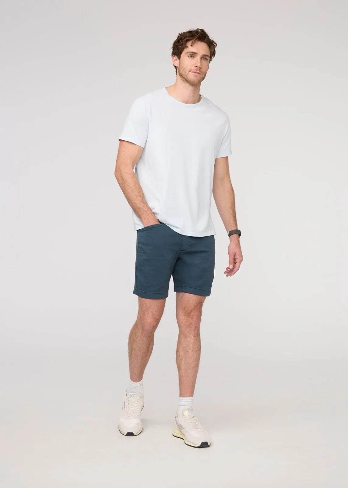 No Sweat Essential Short - Sail sold by DUER