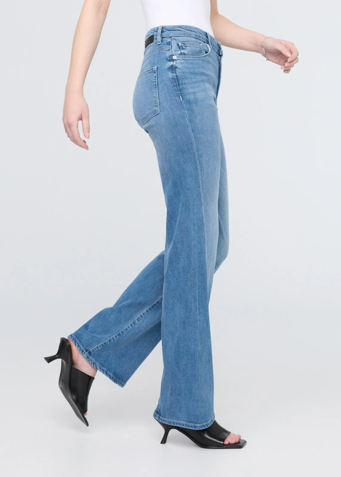 No Sweat Denim High Rise Wide Leg - Pacific sold by DUER product image thumbnail 3