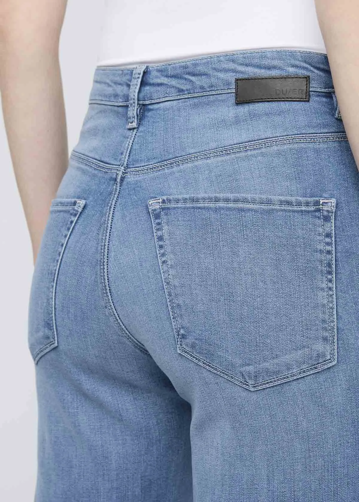 No Sweat Denim High Rise Wide Leg - Pacific sold by DUER product image thumbnail 5