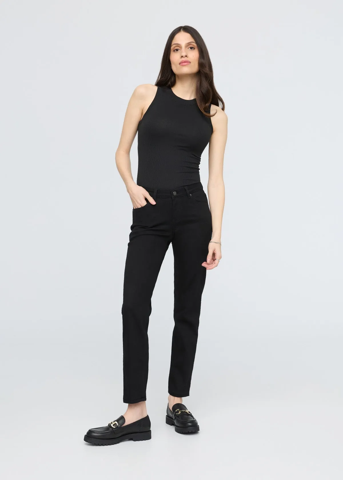 Performance Denim Girlfriend - Black sold by DUER