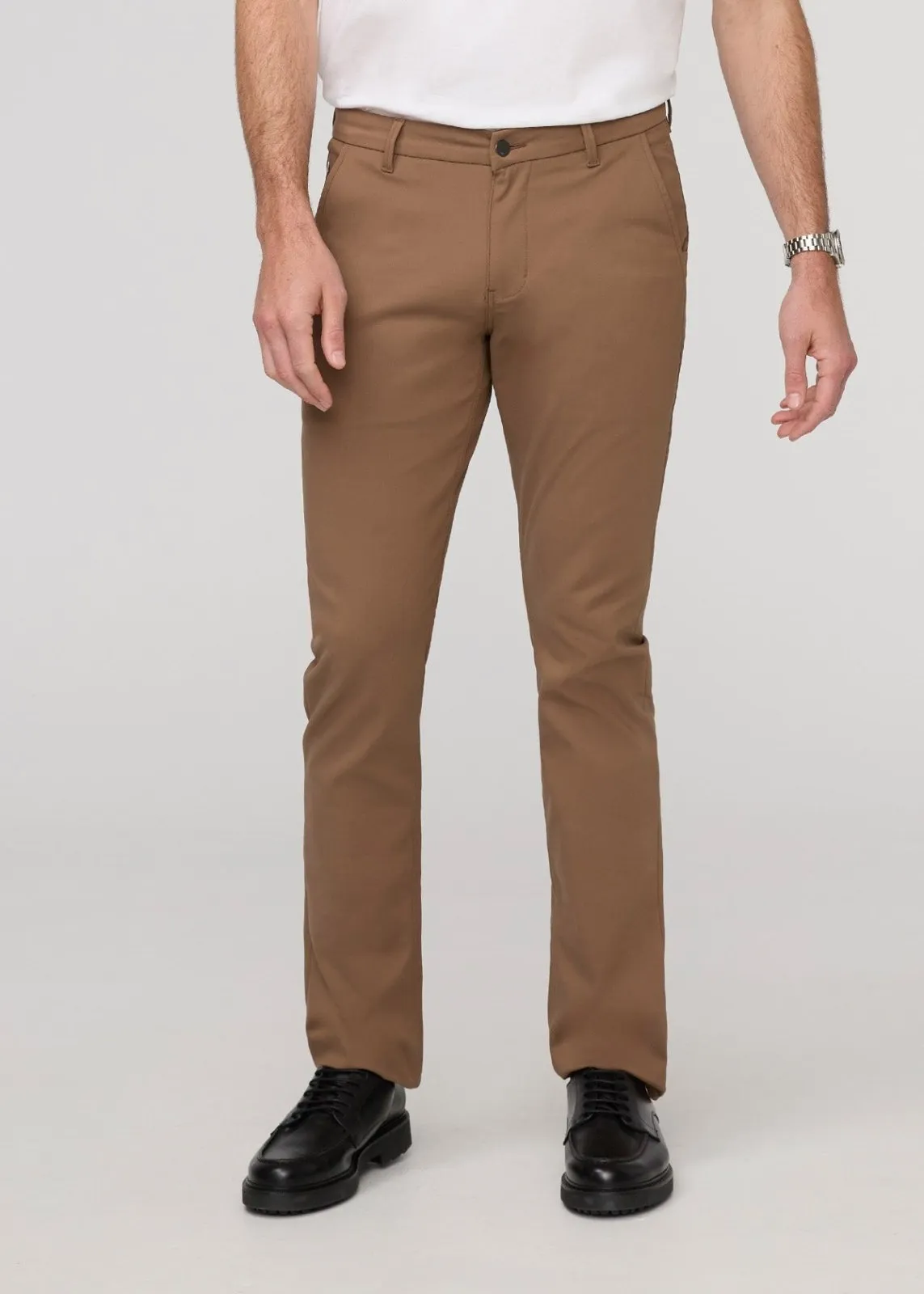 NuStretch Slim Straight Trouser - Warm Sand sold by DUER product image thumbnail 2