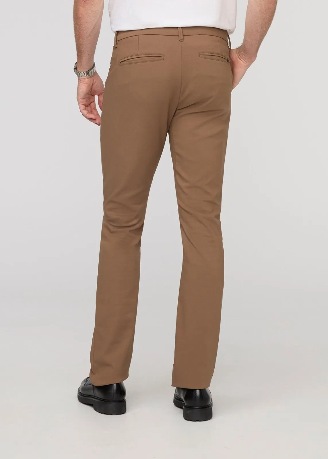 NuStretch Slim Straight Trouser - Warm Sand sold by DUER product image thumbnail 4