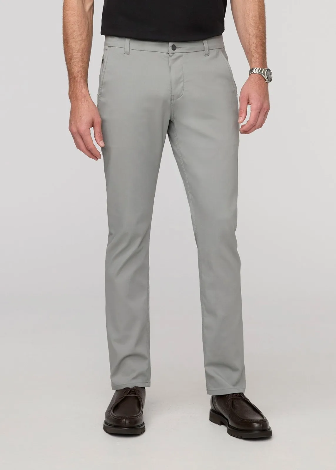 NuStretch Slim Straight Trouser - Clean Grey sold by DUER product image thumbnail 2