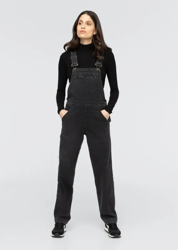 Stretch Canvas Overall - Black sold by DUER