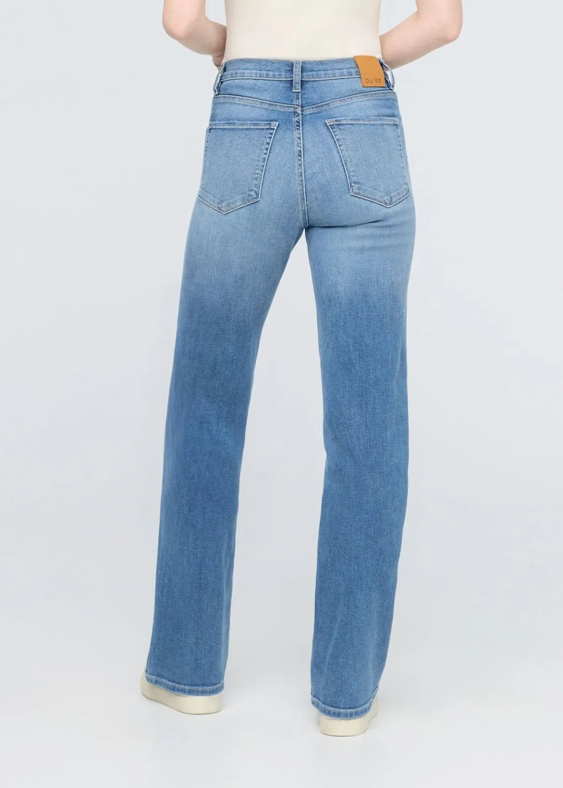 Performance Denim+ High Rise Straight - Vintage Seaside sold by DUER product image thumbnail 4