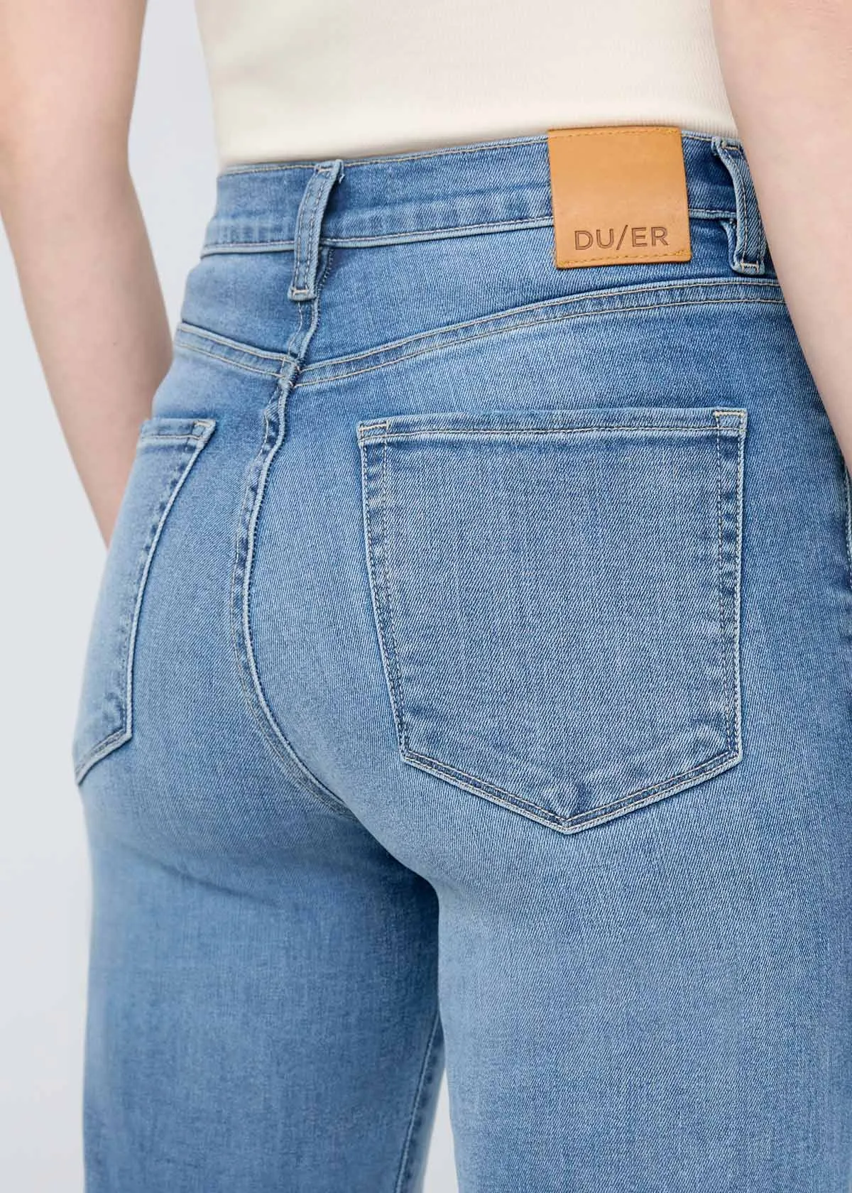 Performance Denim+ High Rise Straight - Vintage Seaside sold by DUER product image thumbnail 5