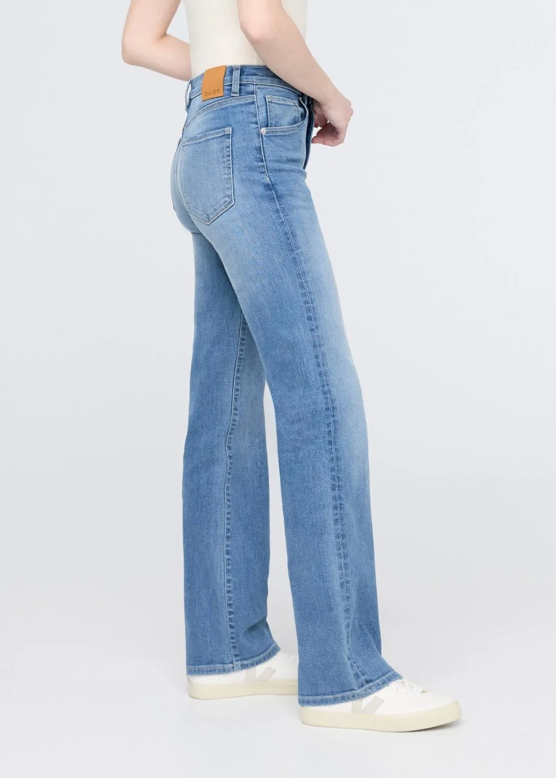 Performance Denim+ High Rise Straight - Vintage Seaside sold by DUER product image thumbnail 3