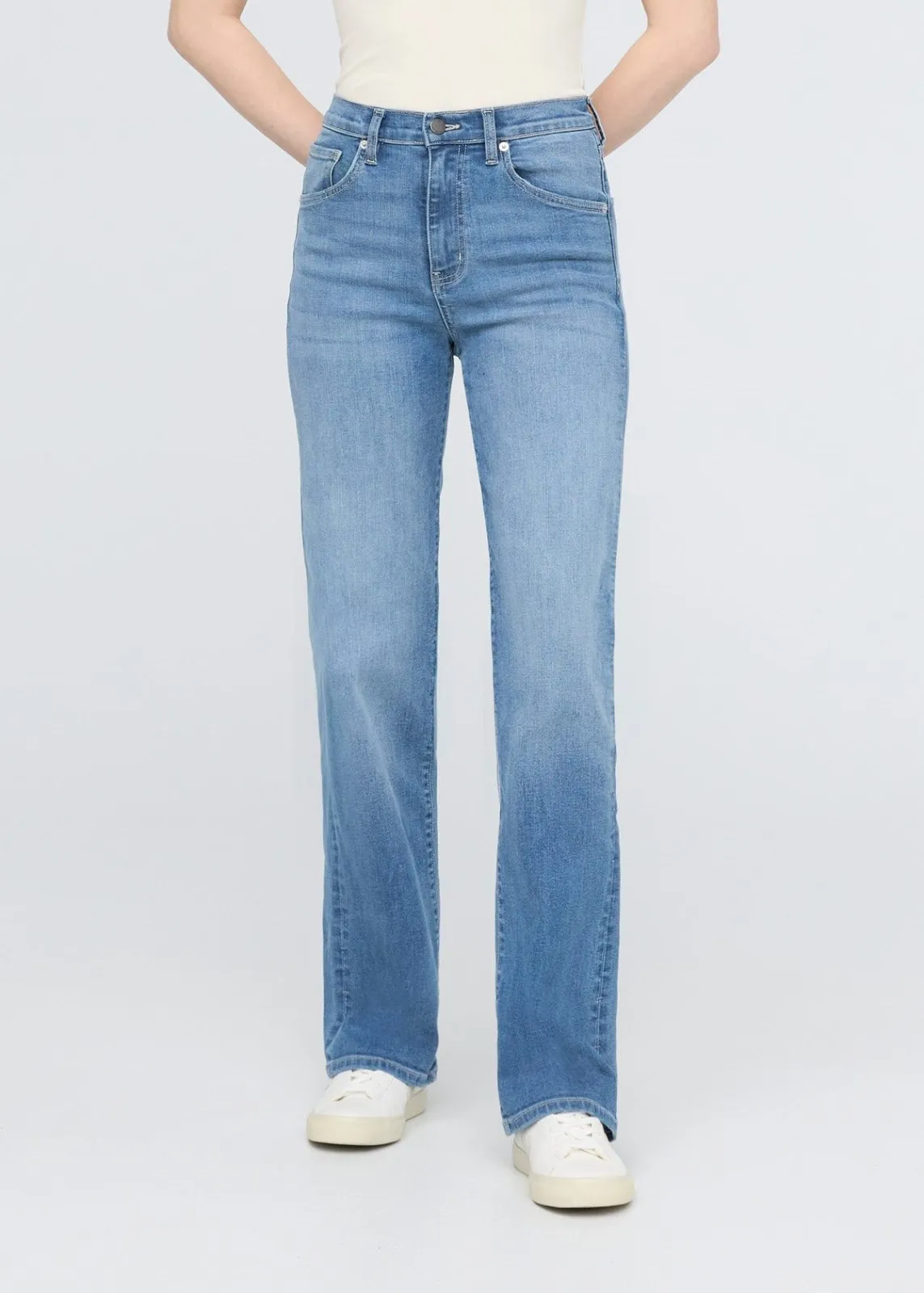 Performance Denim+ High Rise Straight - Vintage Seaside sold by DUER product image thumbnail 2