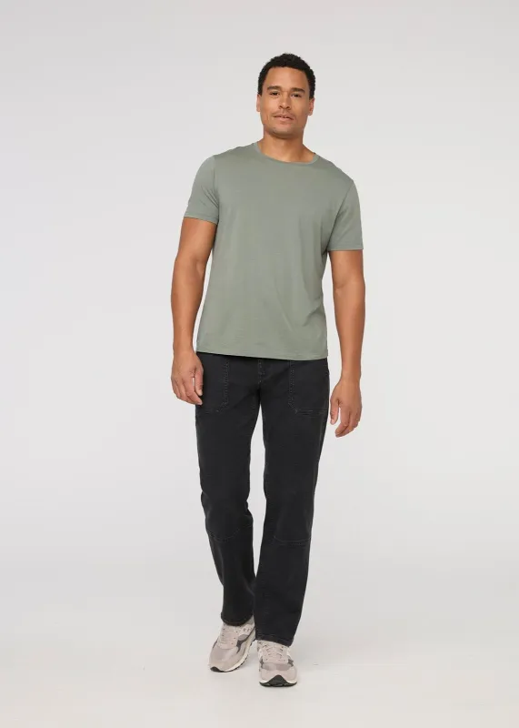 Stretch Canvas Utility Pant - Black sold by DUER