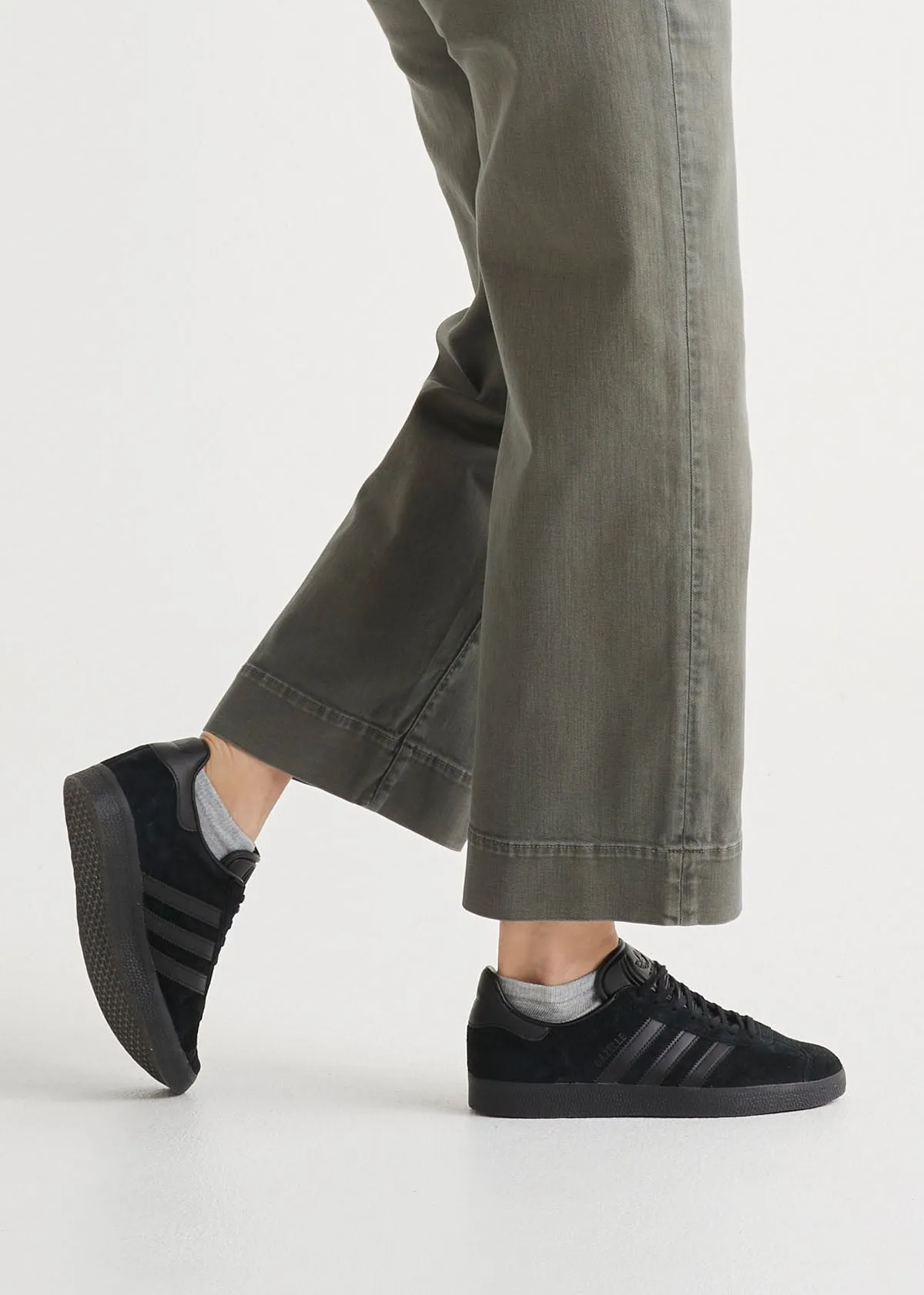 LuxTwill High Rise Trouser - Thyme sold by DUER product image thumbnail 5