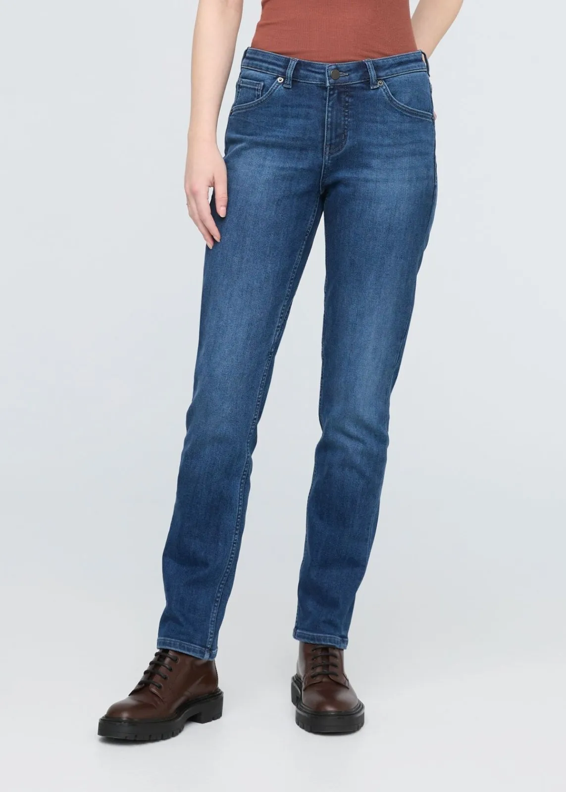 Tech Fleece Denim Girlfriend Jean sold by DUER