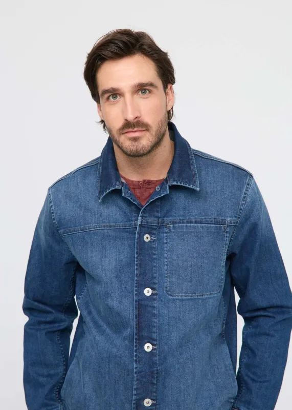 Tech Fleece Denim Jacket made by DUER