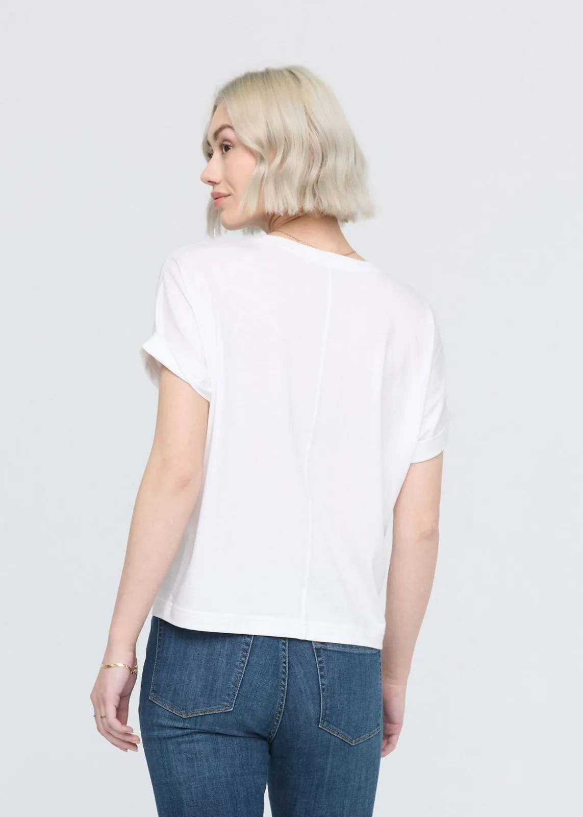 PurePima Dolman Tee - White sold by DUER product image thumbnail 3
