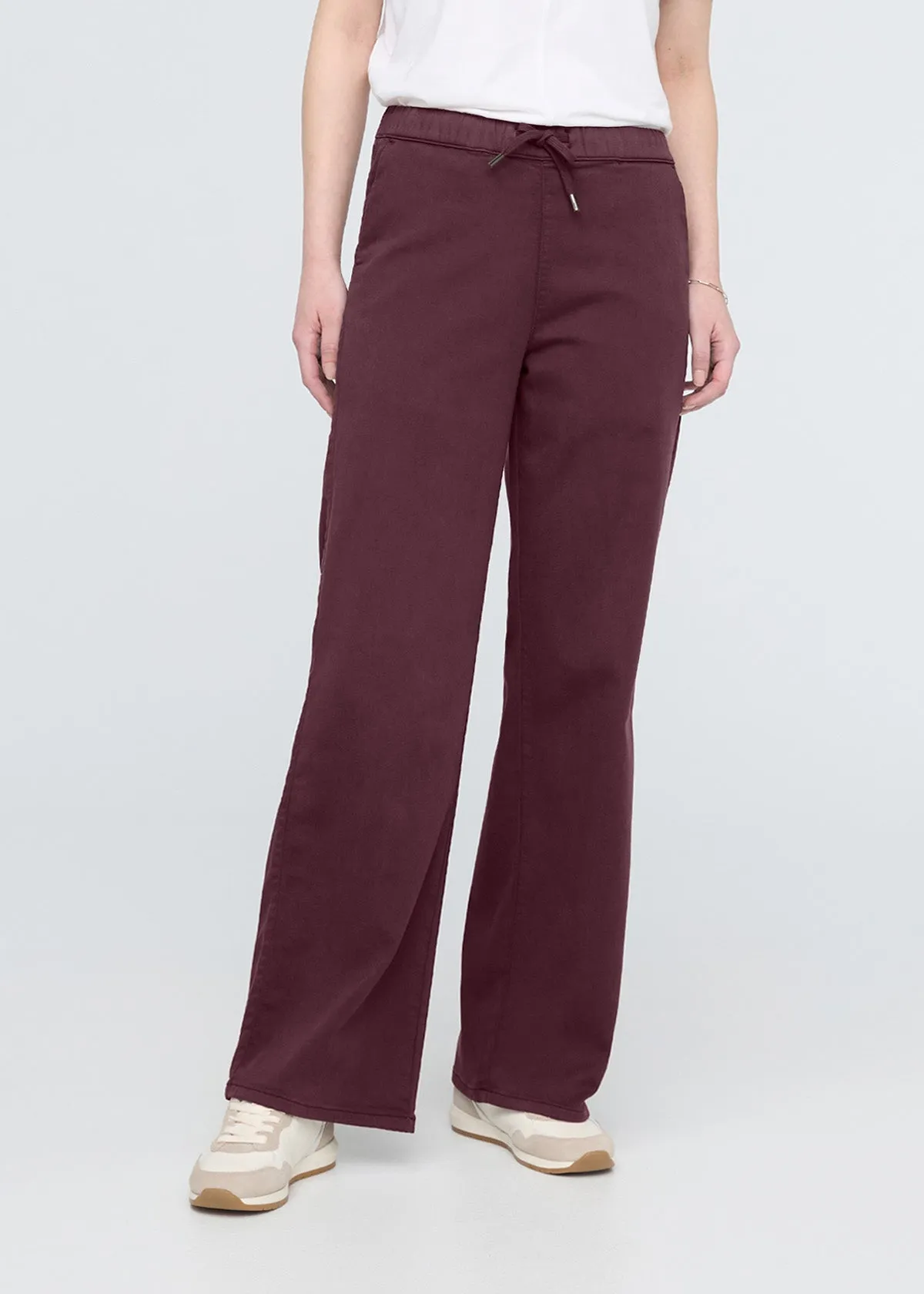 No Sweat Wide Leg Pant - Raisin sold by DUER product image thumbnail 2