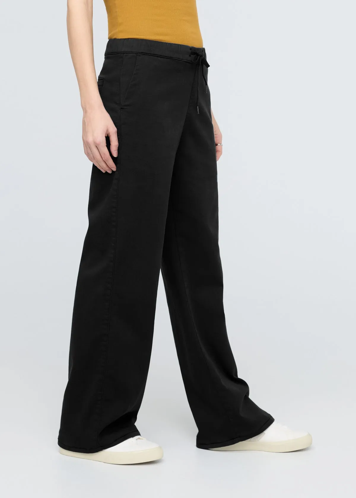 No Sweat Wide Leg Pant - Black sold by DUER product image thumbnail 3