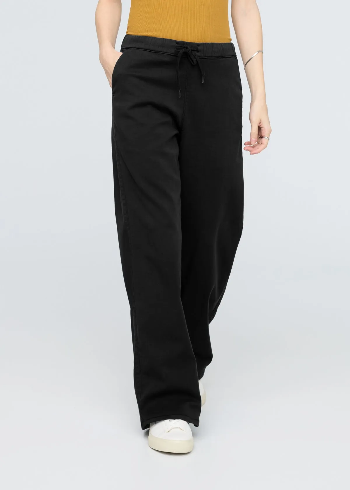 No Sweat Wide Leg Pant - Black sold by DUER product image thumbnail 2