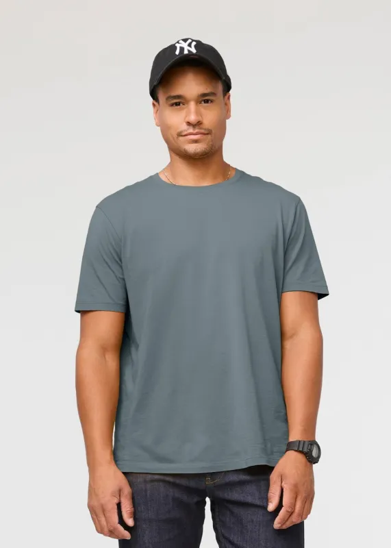 PurePima Only Tee - Stone Blue sold by DUER