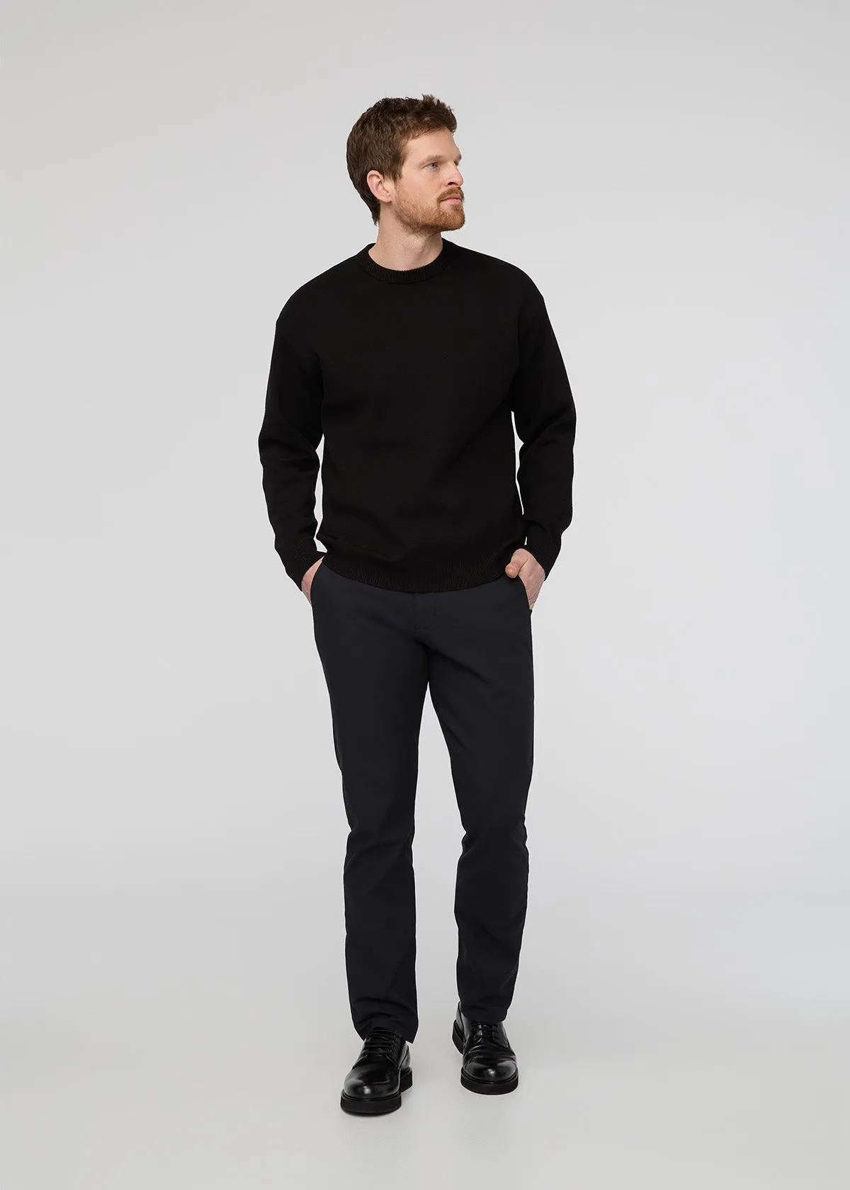 NuStretch Relaxed Taper Trouser - Black sold by DUER