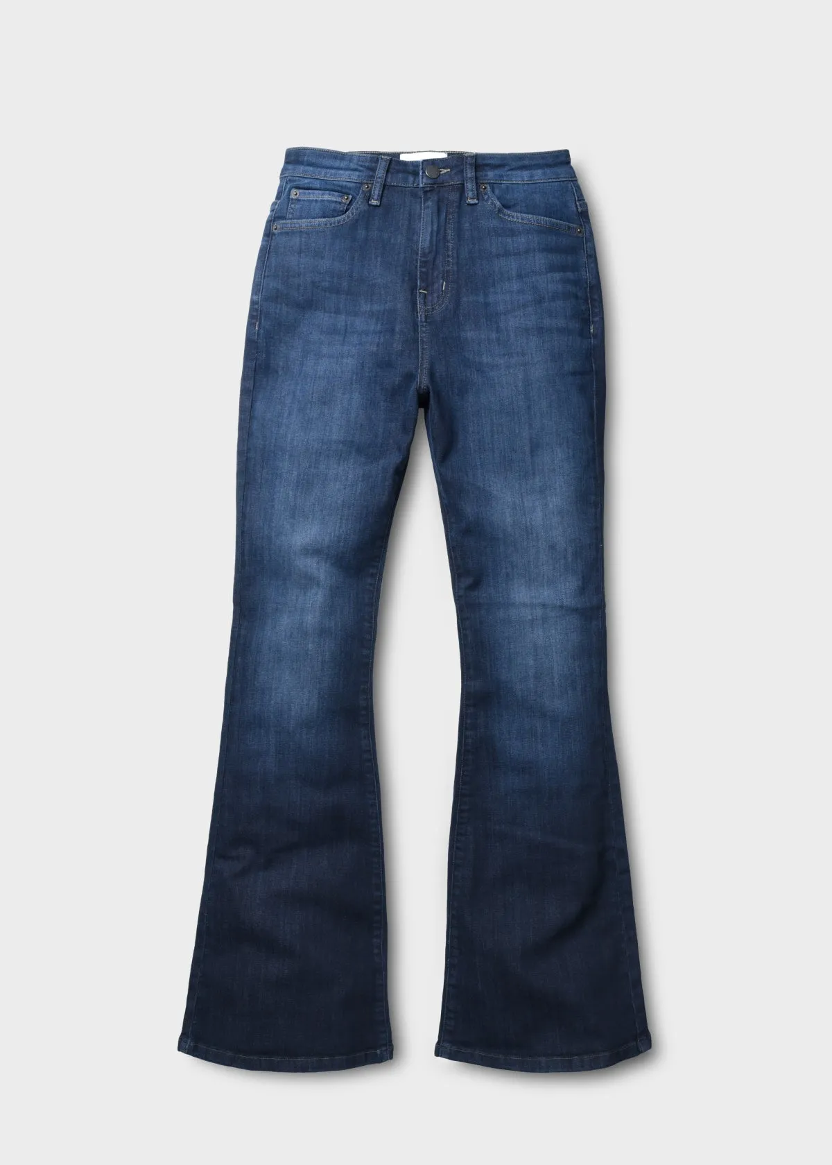 Performance Denim High Rise Flare - Carbon Stone sold by DUER product image thumbnail 3