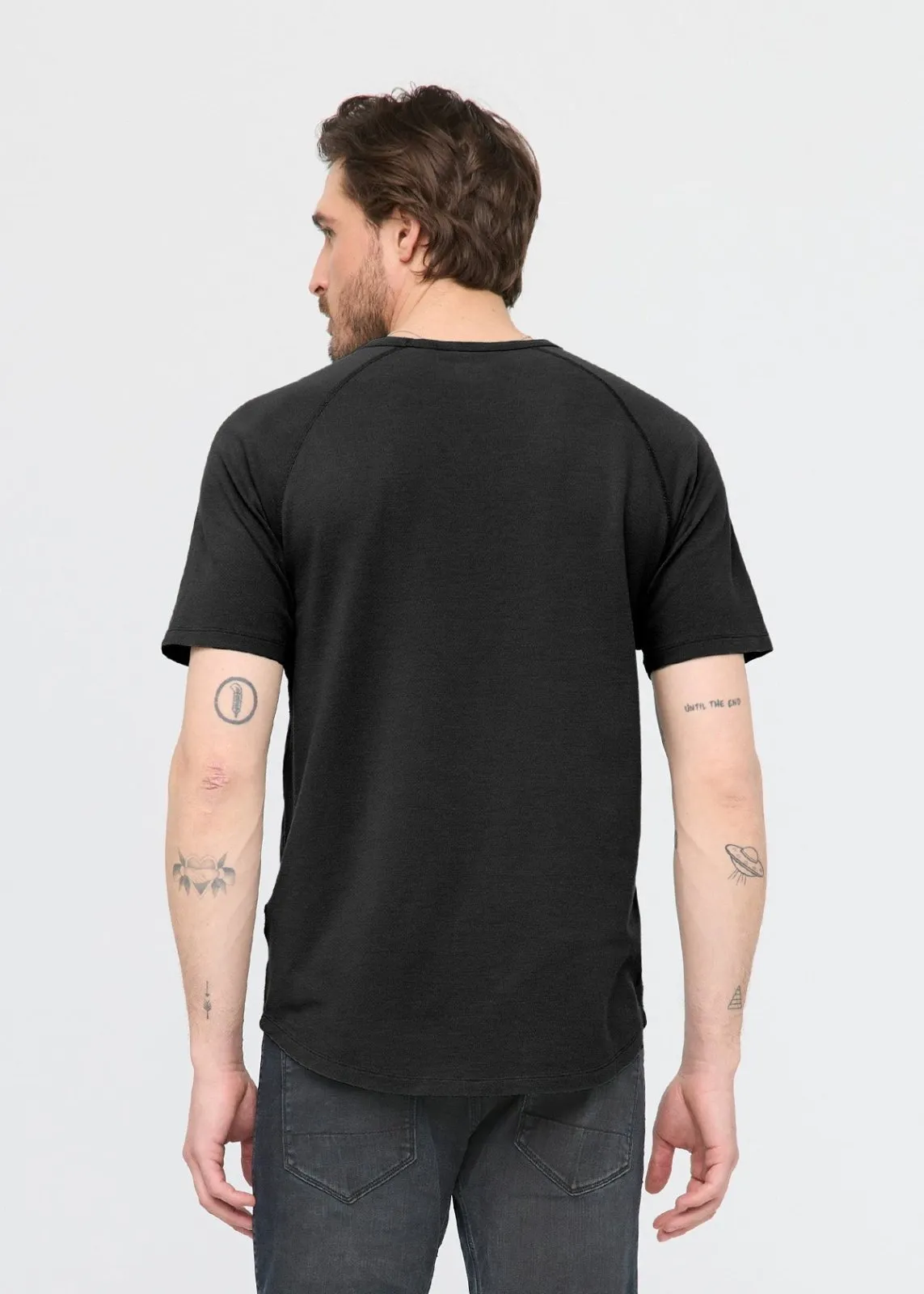 Air Flow Pique Tee - Black sold by DUER product image thumbnail 4