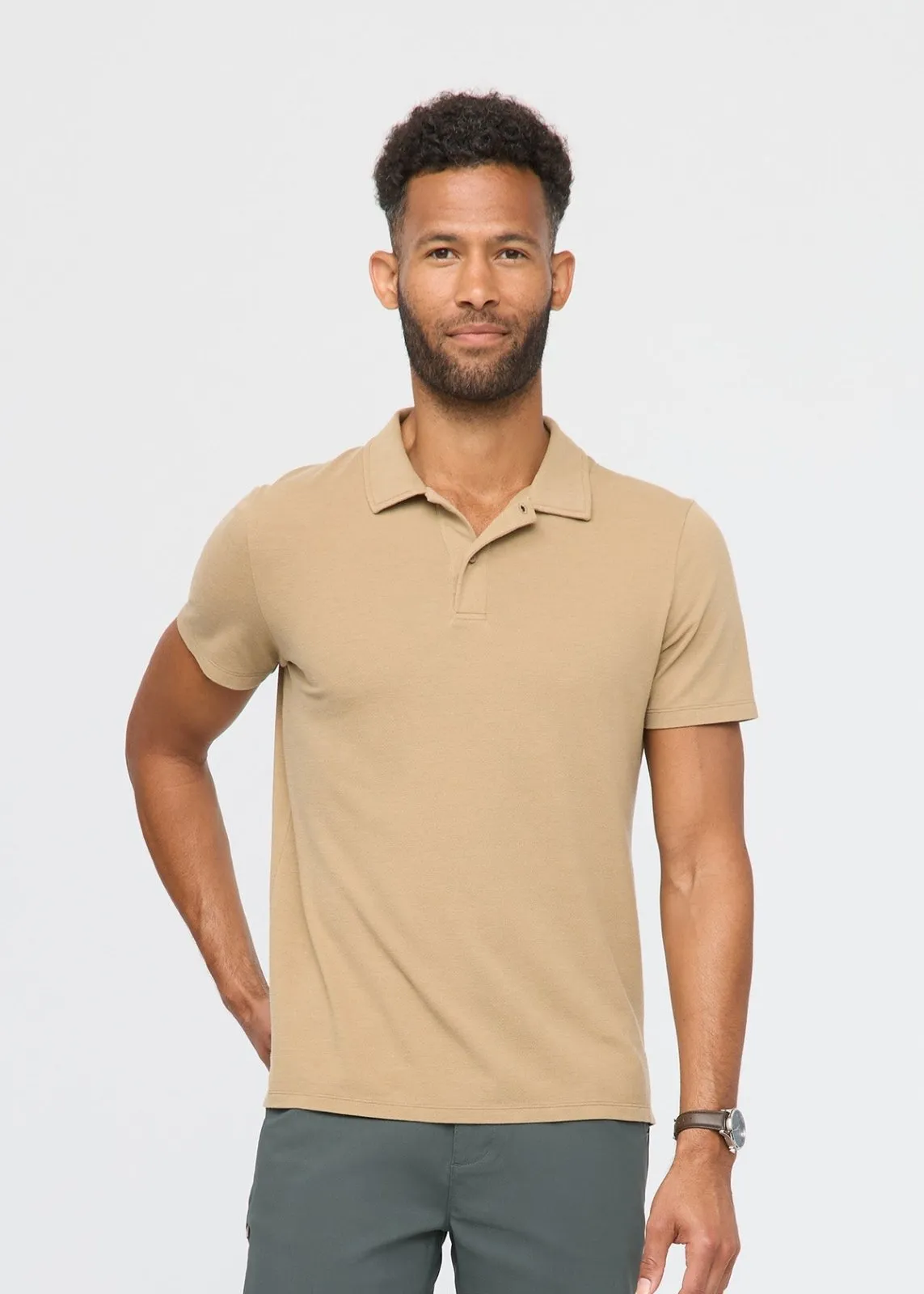 Air Flow Pique Polo sold by DUER