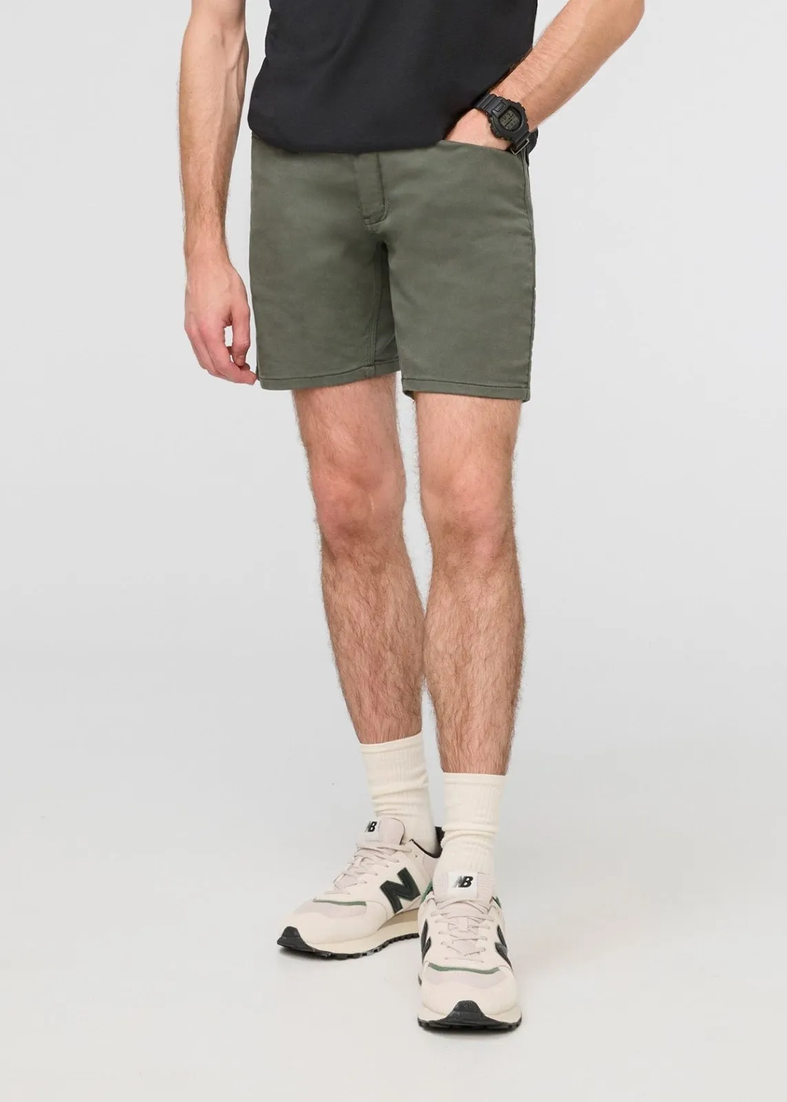 No Sweat Short Slim - Moss sold by DUER product image thumbnail 2