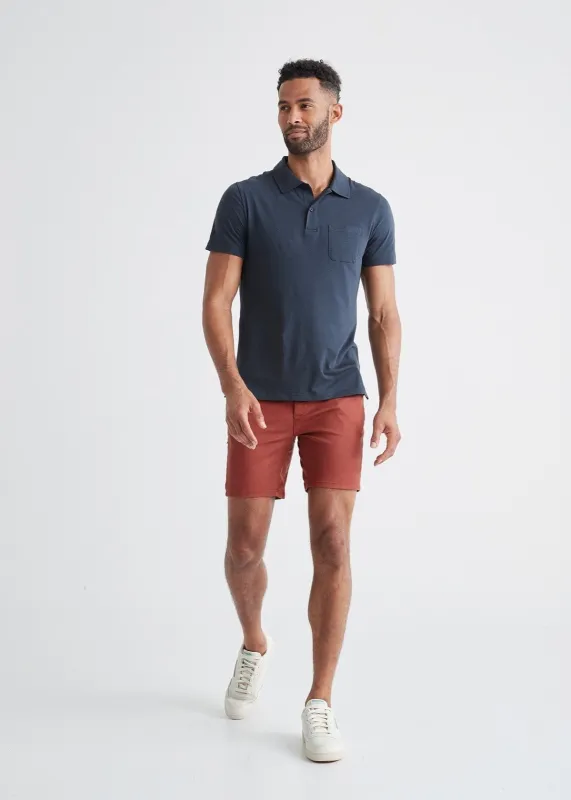 Live Free Journey Short - Dark Red sold by DUER