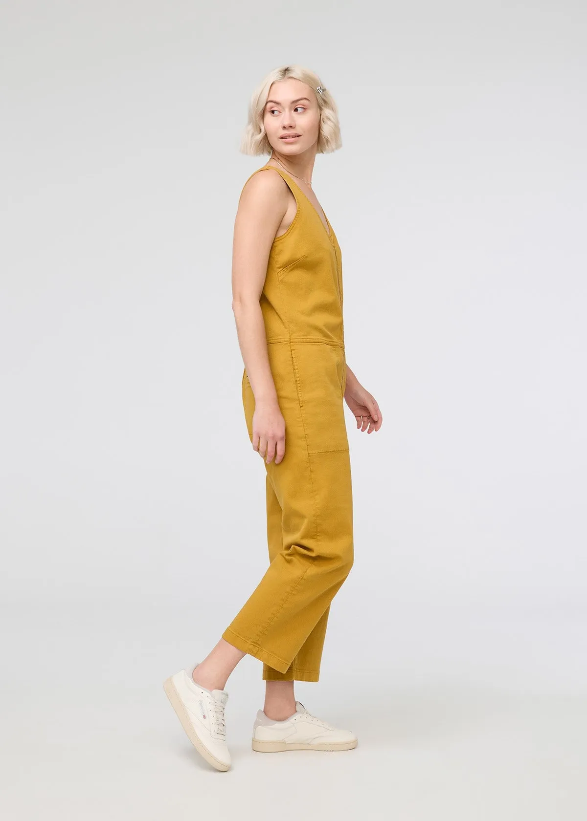 LuxTwill Jumpsuit - Cider sold by DUER product image thumbnail 2