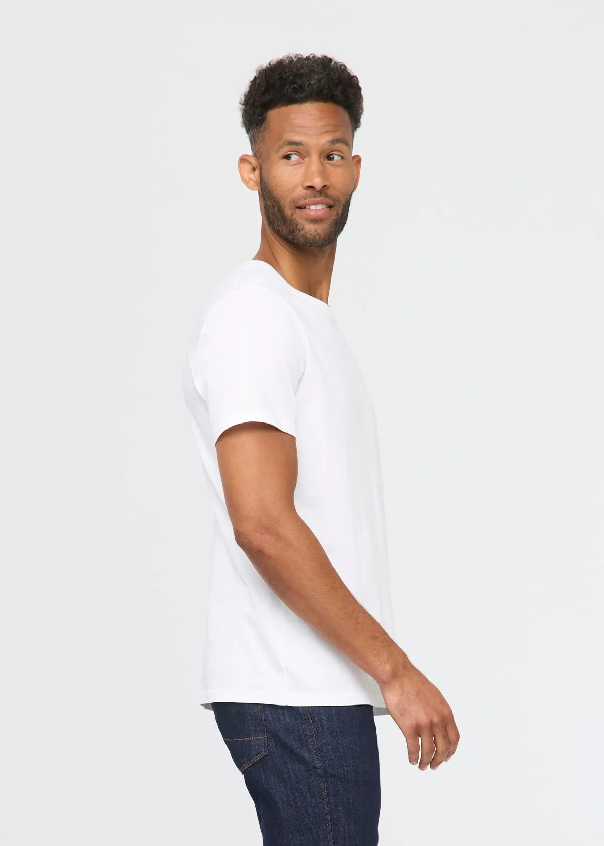 PurePima Only Tee - White sold by DUER product image thumbnail 5