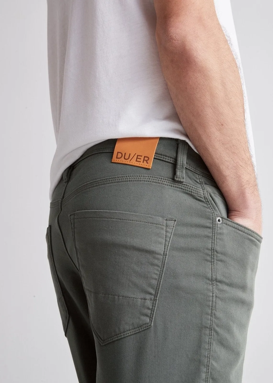 No Sweat Short Slim - Gull sold by DUER product image thumbnail 5