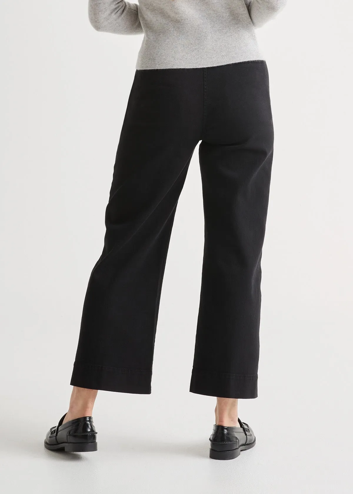 LuxTwill High Rise Trouser - Black sold by DUER product image thumbnail 5