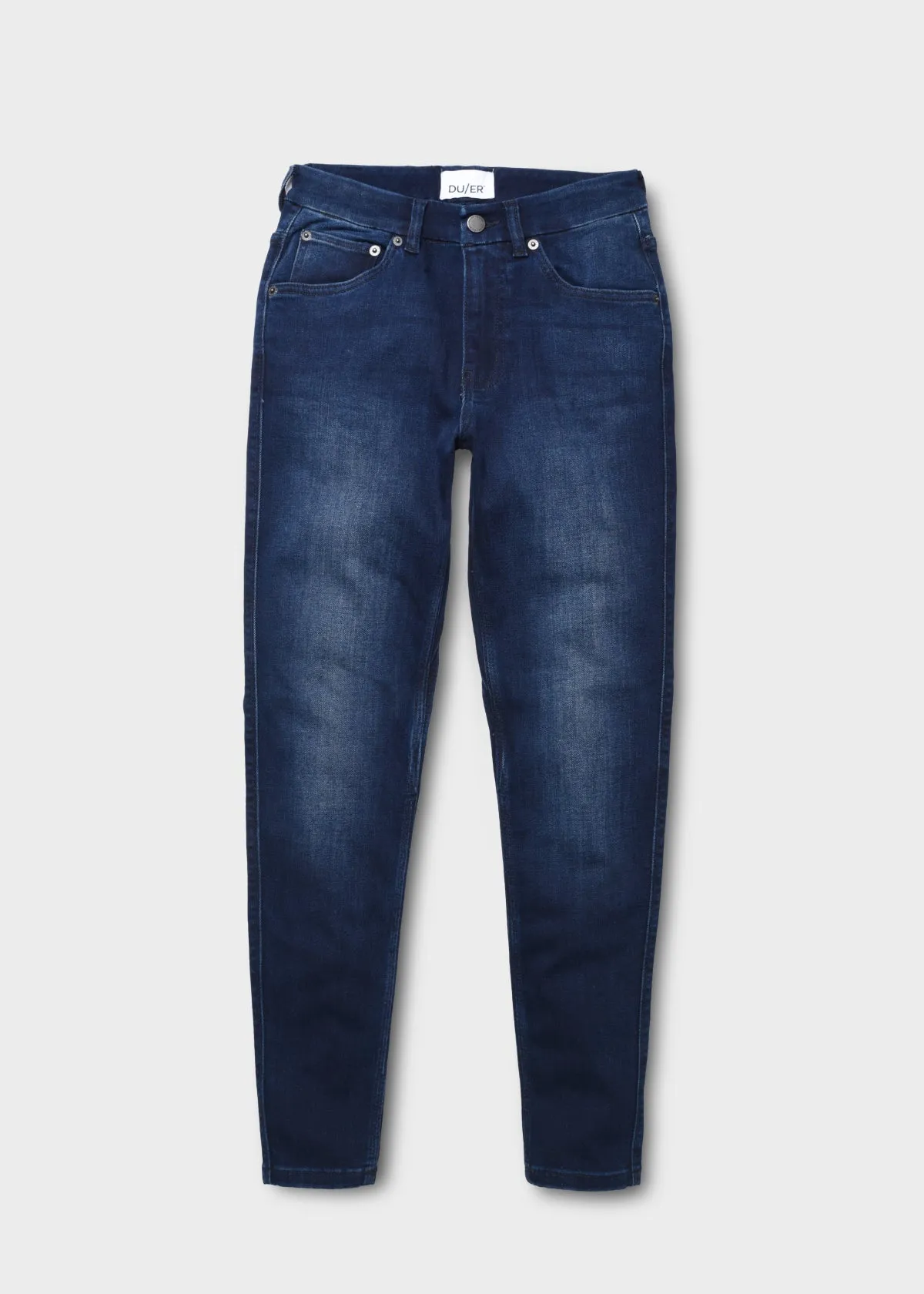 Performance Denim Mid Rise Skinny - Meteorite sold by DUER product image thumbnail 3