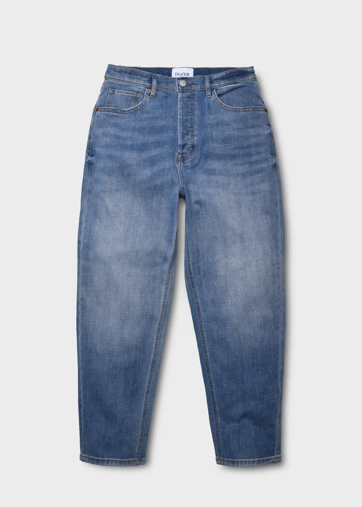 Midweight Denim High Rise Arc (Button Fly) - Vintage Tint sold by DUER product image thumbnail 3