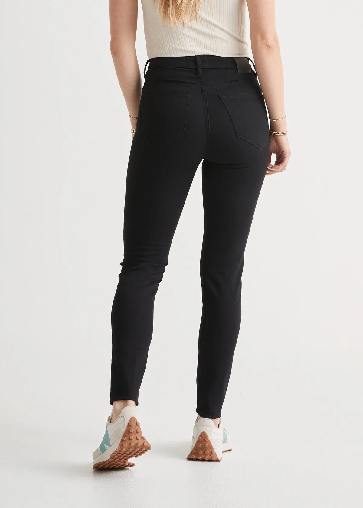 Performance Denim High Rise Skinny - Black sold by DUER product image thumbnail 4