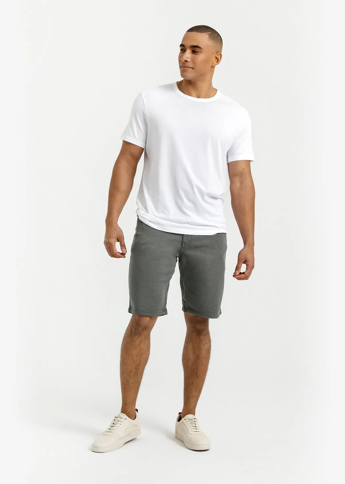 No Sweat Short Relaxed - Gull sold by DUER