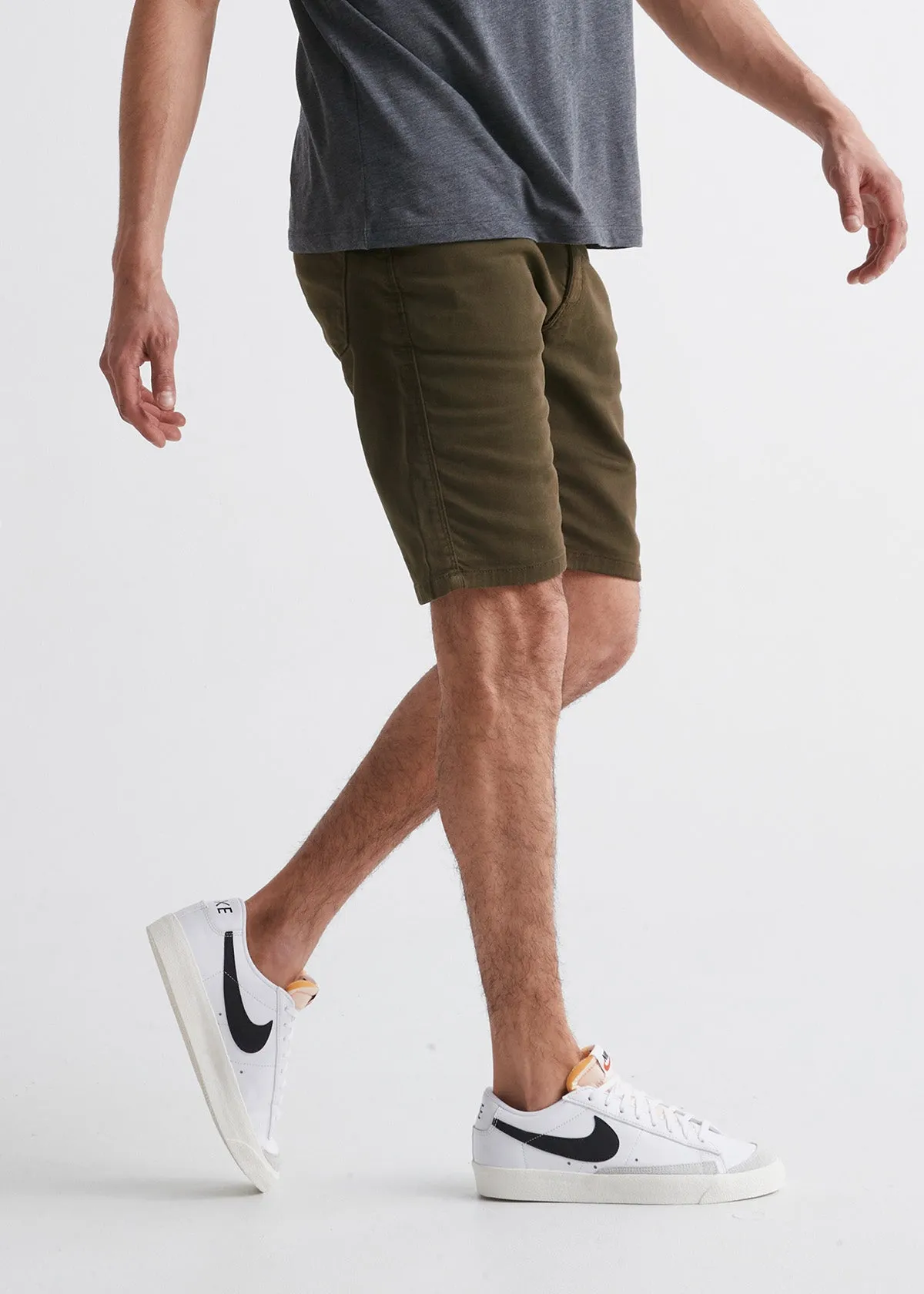 No Sweat Short Slim - Army Green sold by DUER product image thumbnail 3