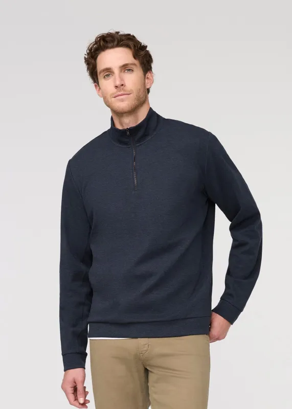 Performance Flannel Quarter Zip sold by DUER
