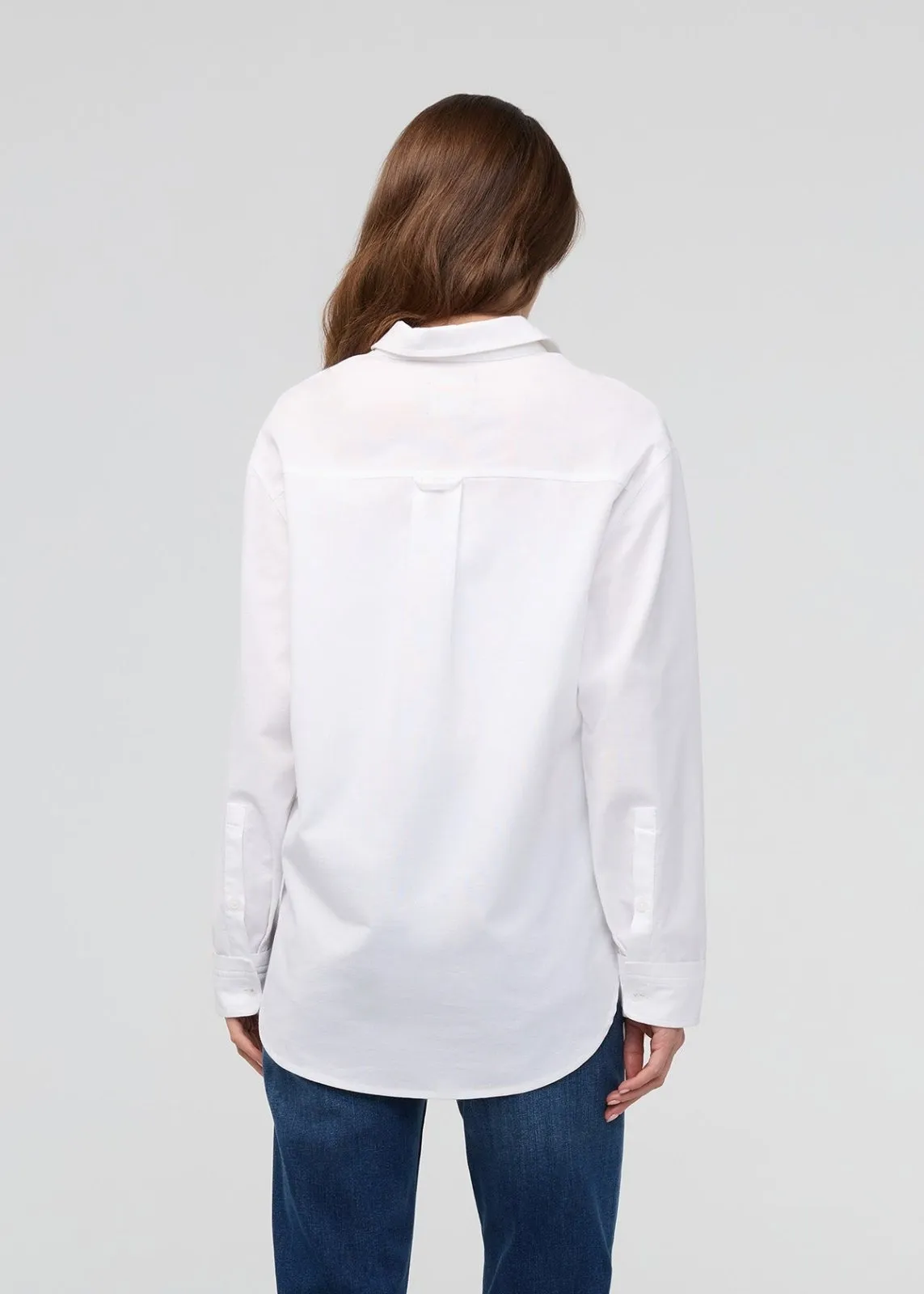 Effortless Oxford Relaxed Button Down - White sold by DUER product image thumbnail 4