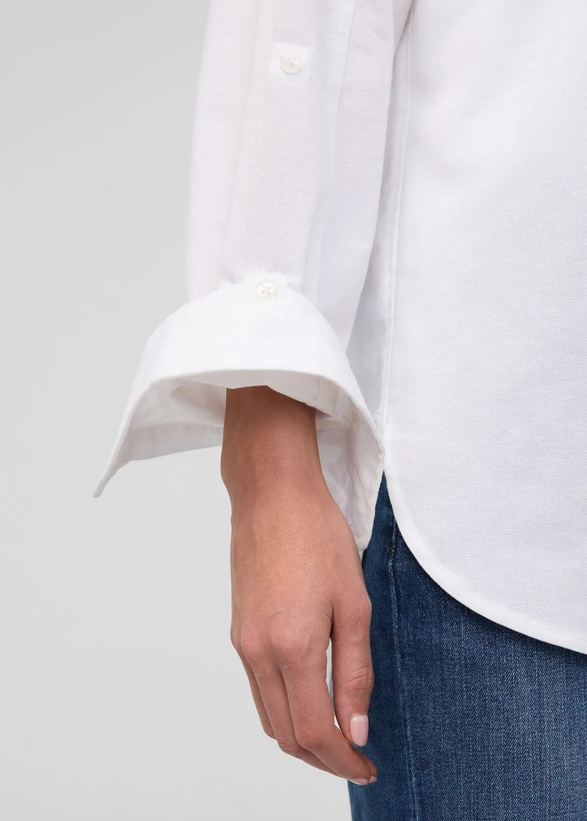 Effortless Oxford Relaxed Button Down - White sold by DUER product image thumbnail 5