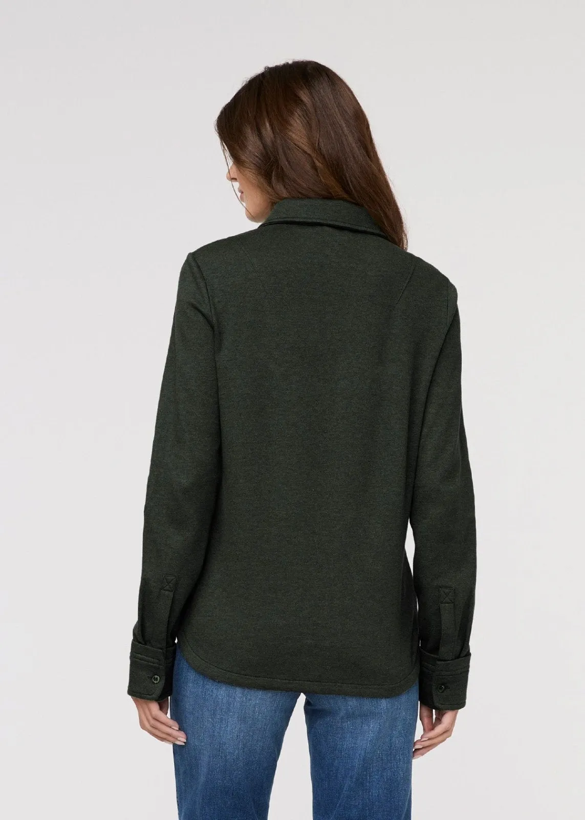 Performance Flannel Button Down - Heather Peat sold by DUER product image thumbnail 4
