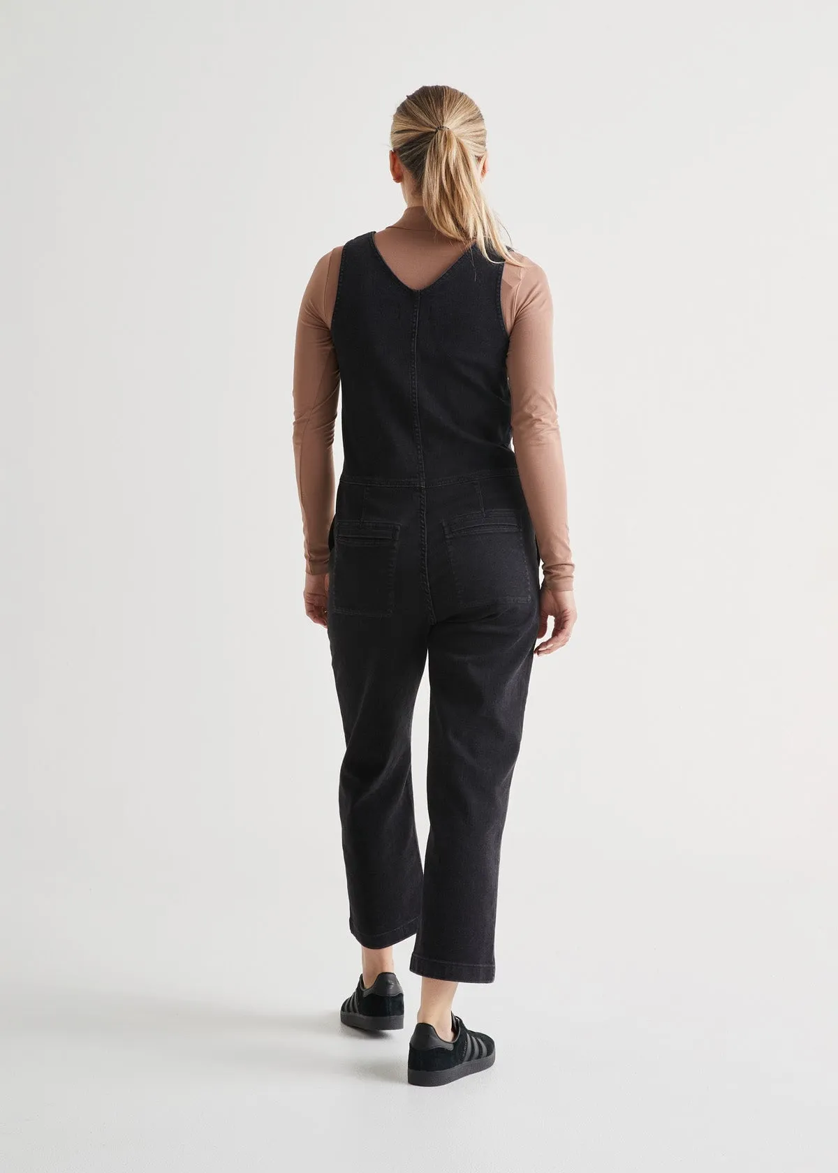 Performance Denim Jumpsuit - Aged Black sold by DUER product image thumbnail 3