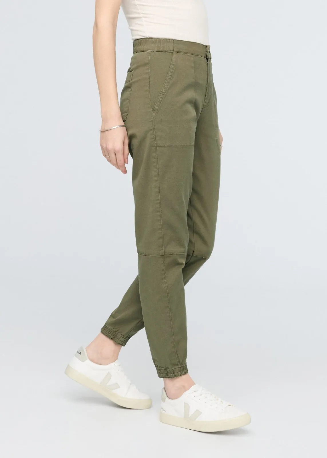 Live Free High Rise Jogger - Olive sold by DUER product image thumbnail 3