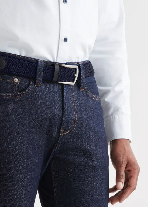 Performance Stretch Belt - Navy/Black sold by DUER