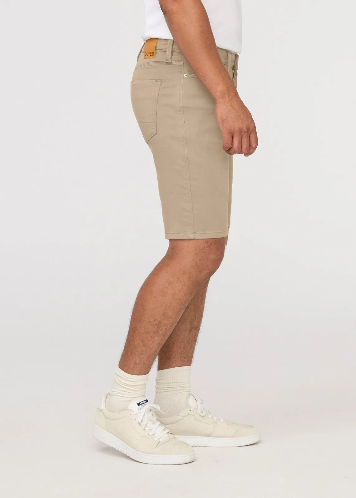 No Sweat Short Relaxed - Desert Khaki sold by DUER product image thumbnail 3