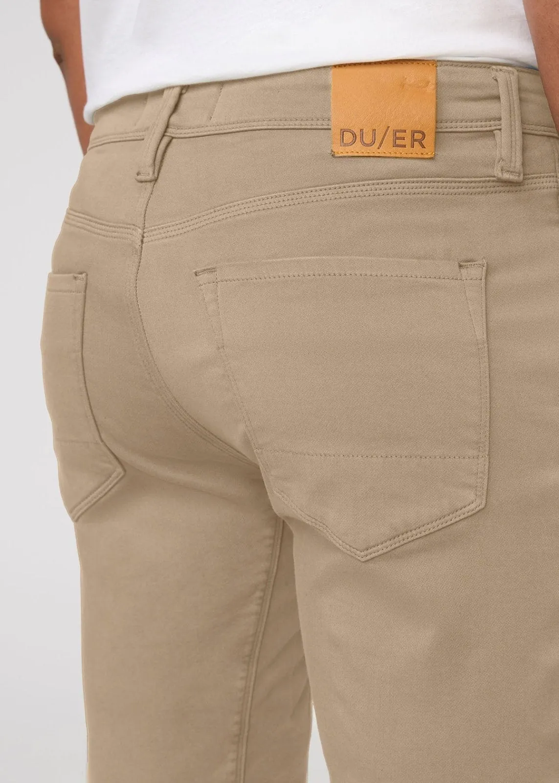 No Sweat Short Relaxed - Desert Khaki sold by DUER product image thumbnail 5