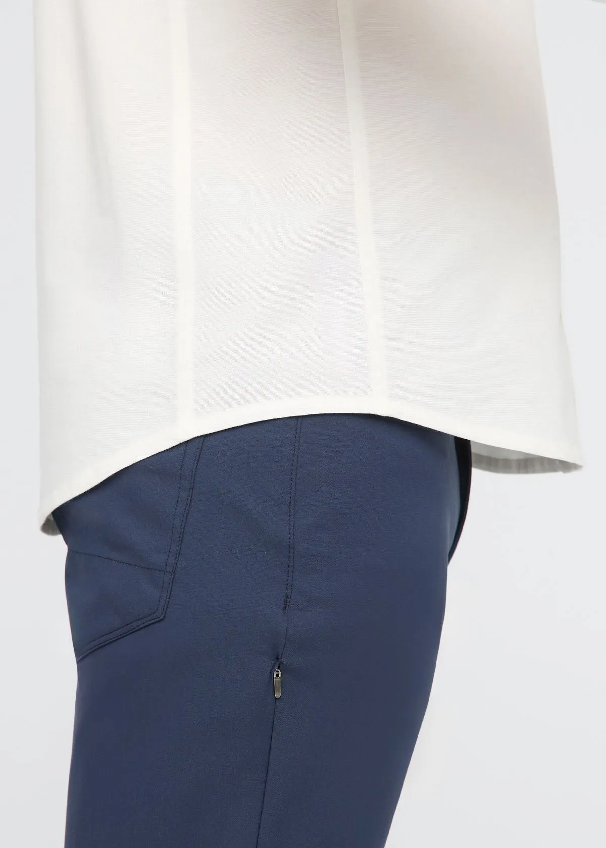 Imperfect Effortless Oxford Shirt - White sold by DUER product image thumbnail 5